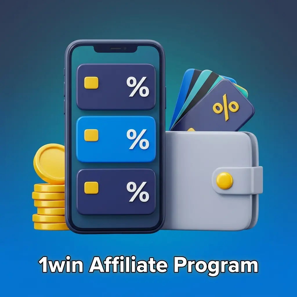 1win Partners affiliate program dashboard showing revenue share commissions, tracking tools, and payout options for affiliates