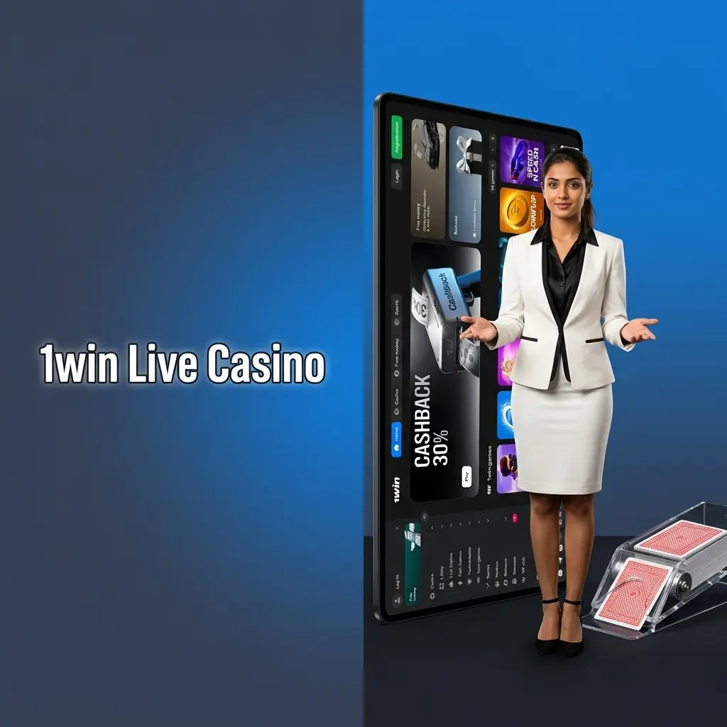 1win Live Casino with real dealers streaming HD roulette, blackjack, baccarat, Teen Patti and Andar Bahar from professional studios